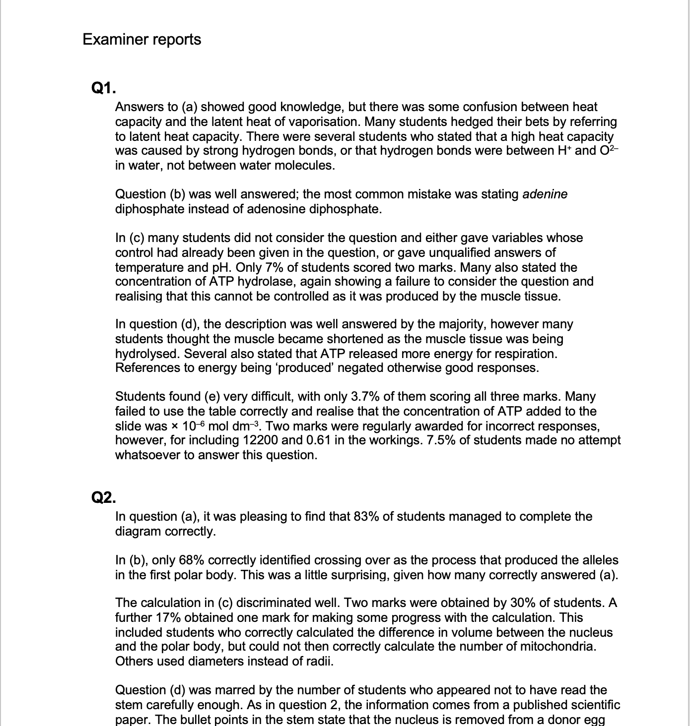 AQA A-Level Biology Question Bank