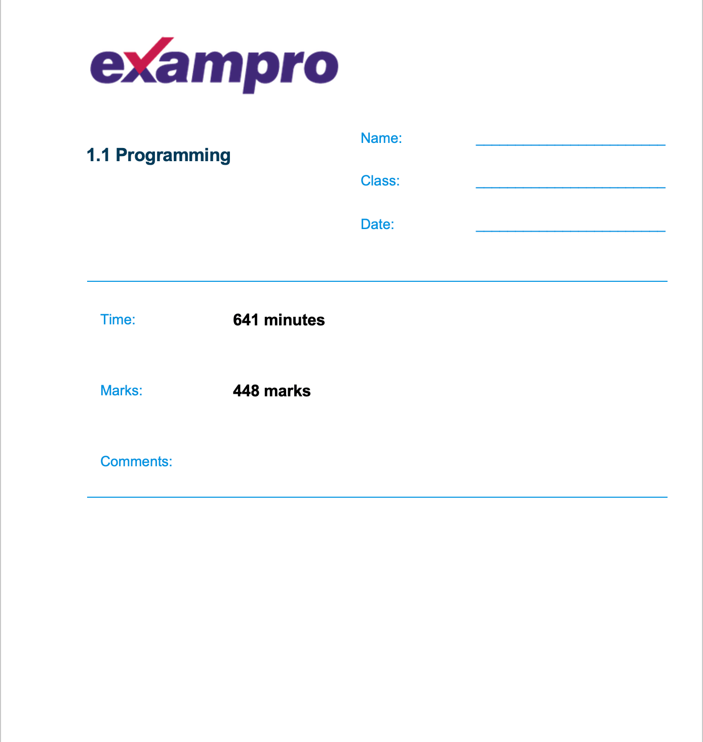 AQA A-Level Computer Science Question Bank