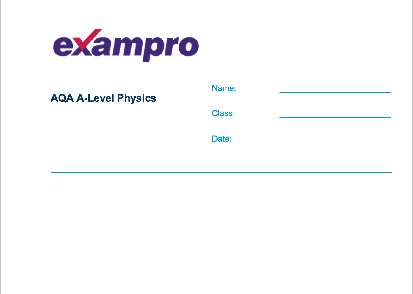 AQA A-Level Physics Question Bank